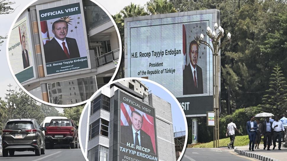 Bölgede Başkan Erdoğan heyecanı! Caddeleri posterlerle süslediler