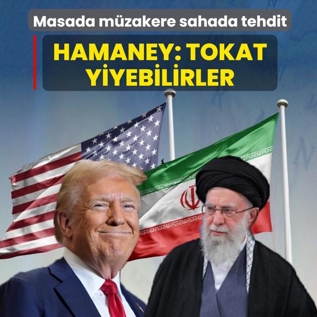 Masada m�zakere sahada tehdit! Hamaney: Tokat yiyebilirler