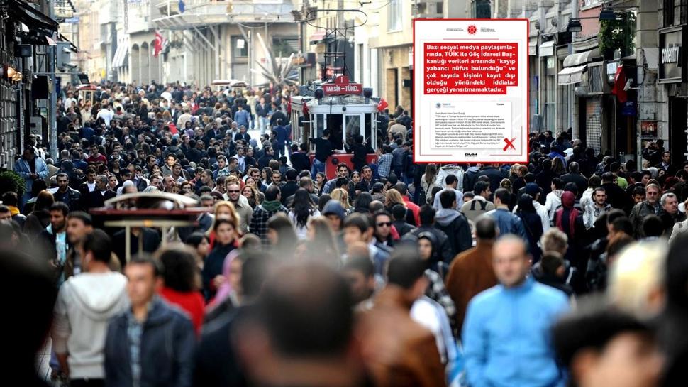 “Kayıp yabancı nüfus” iddialarına yalanlama... DMM tek tek açıkladı