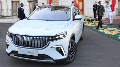Ba�kan Erdo�an, Etiyopya Ba�bakan�na TOGG hediye etti