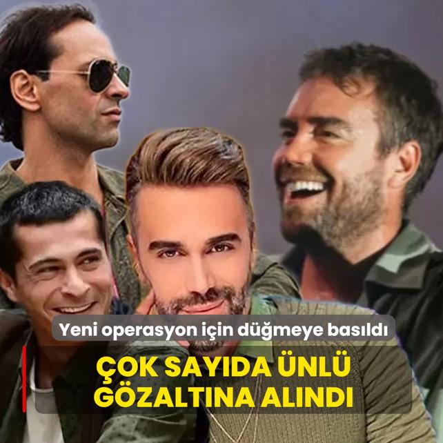 Yeni operasyon i�in d��meye bas�ld�! �ok say�da �nl� g�zalt�na al�nd�