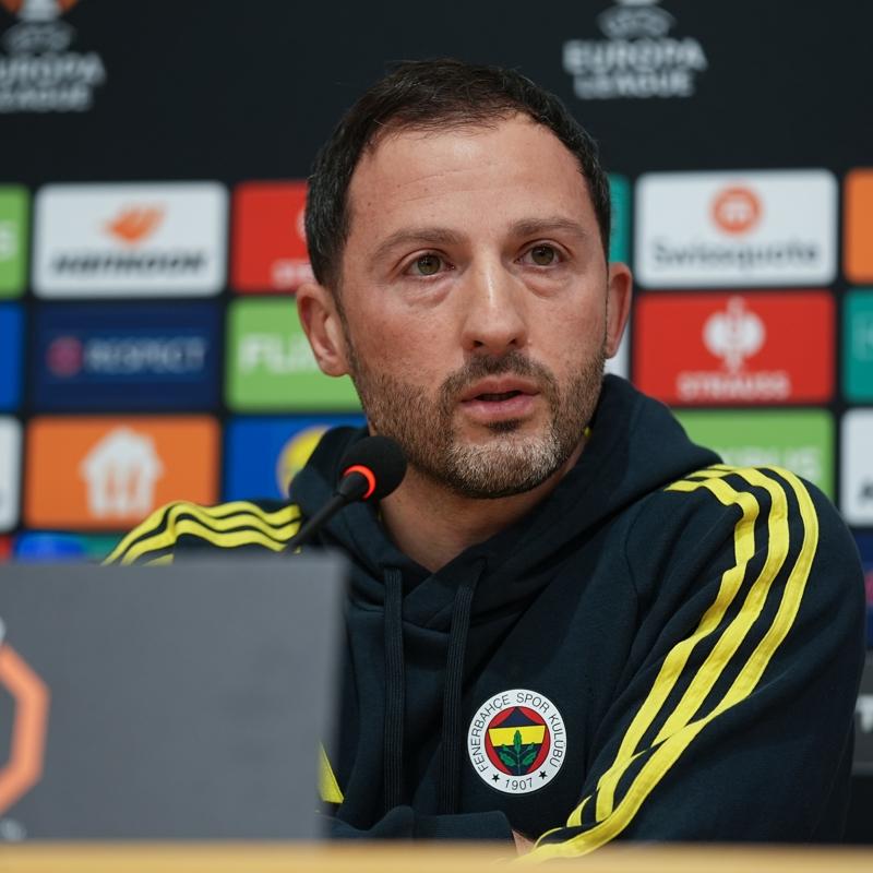 Domenico Tedesco'dan gelece�ine dair net a��klama! 'Fenerbah�e'de �ok mutluyum'