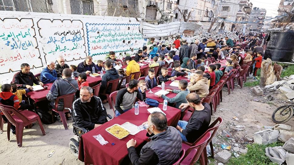 Gazze'ye 12 bin ki�ilik iftar sofras�