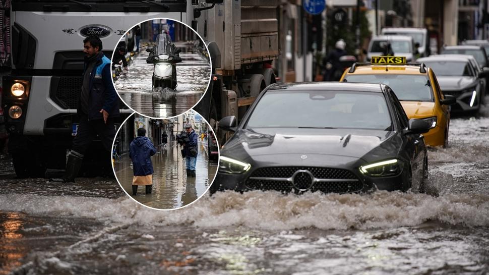 İzmir'de sağanak felakete dönüştü: Ev ve iş yerlerini su bastı