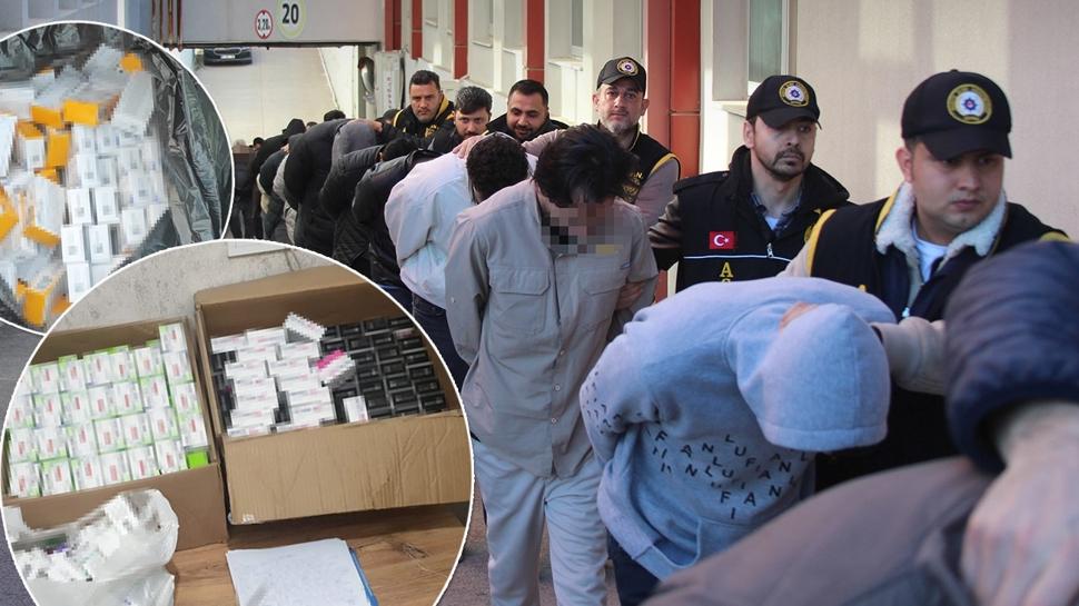 "Son Reçete" kurnazlarına darbe! Çete çökertildi