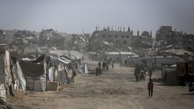 Soyk�r�mc� �srail'in Gazze'ye d�zenledi�i sald�r�da 1 ki�i hayat�n� kaybetti