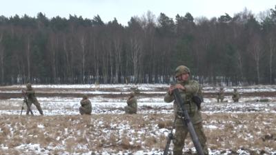 TSK ile �spanya Silahl� Kuvvetleri'nden havan at���