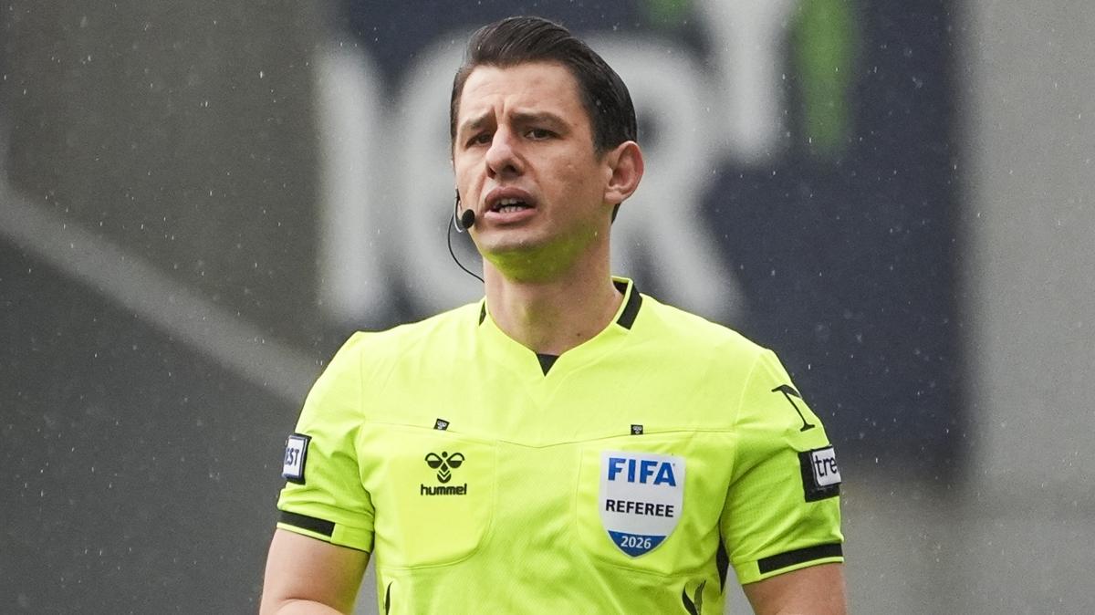 Halil Umut Meler UEFA Hakem Dinamo Zagreb-Genk Ma�� foto�raflar� resimleri