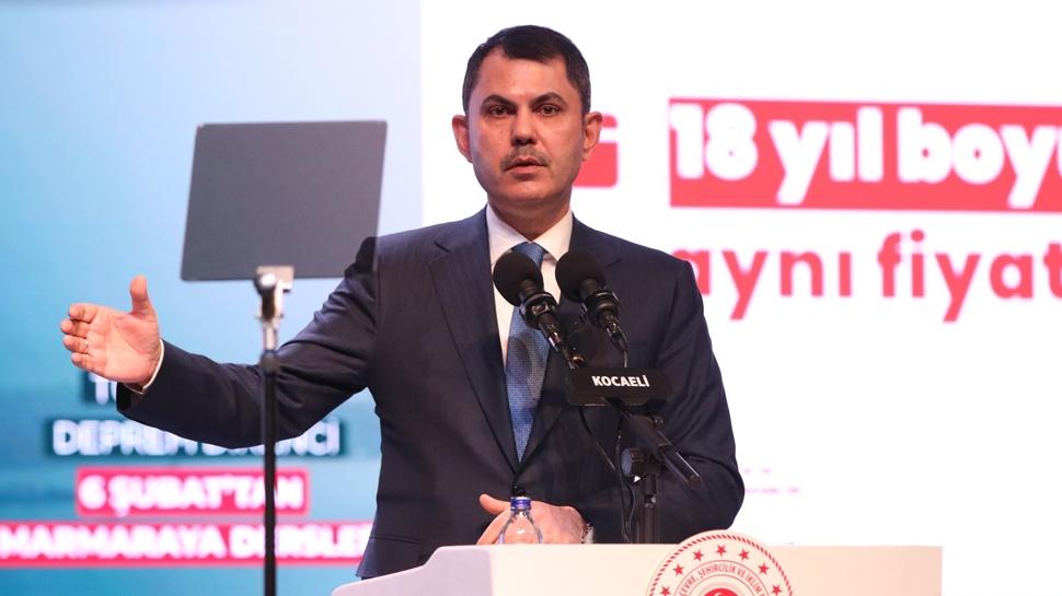 Bakan Kurum: Muhalefet 455 bin yuvayı beğenmiyor