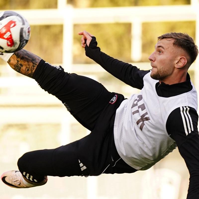 Gaziantep FK, Trabzonspor ma�� �ncesi �al��malar�na devam etti