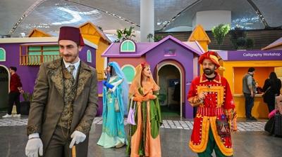 �stanbul Havaliman�'nda Ramazan ruhu d�nyayla bulu�tu