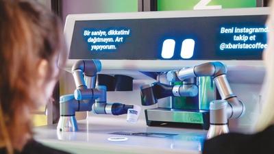 Yerli robot X Barista d�nyaya a��l�yor