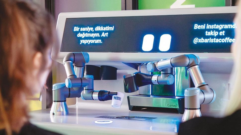 Yerli robot X Barista d�nyaya a��l�yor