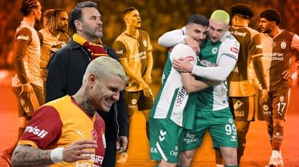 Galatasaray Konya'dan ��kamad�! Avrupa d�n��� a��r yaral�...