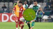 Galatasaray'�n gol� VAR'a tak�ld�! ��te o pozisyon...