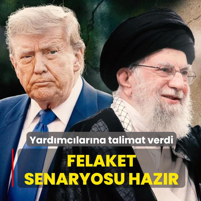 Felaket senaryosu haz�r... Yard�mc�lar�na talimat verdi