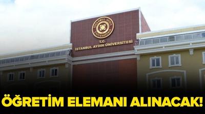 �stanbul Ayd�n �niversitesi ��retim Eleman� alacak!