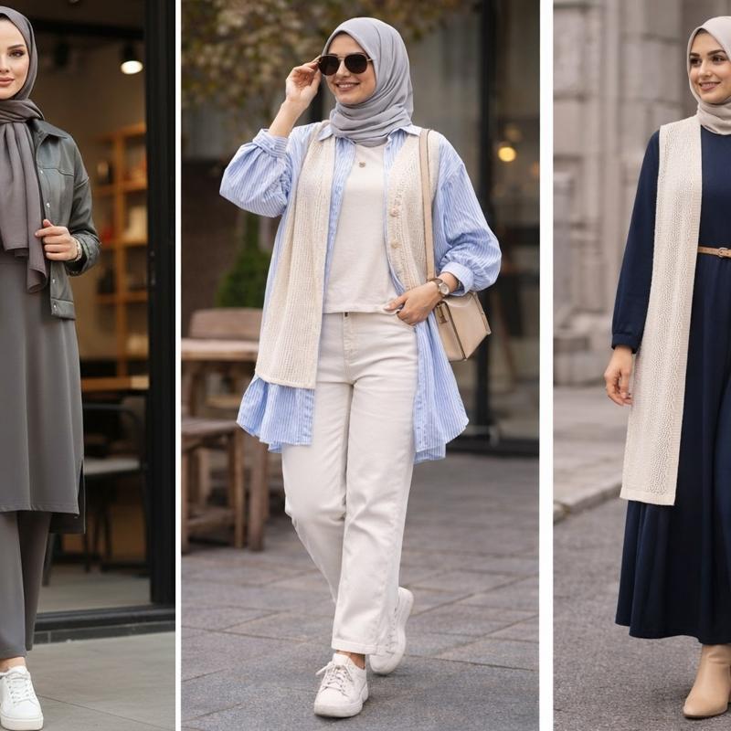 Bu hafta ne giysem? 10 kolay tesett�r kombin