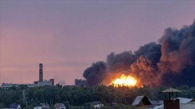 Rusya'dan Ukrayna'ya yo�un hava sald�r�s�: 3 �l�