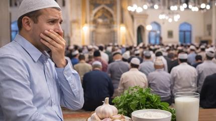 A��zdaki sar�msak kokusuna 5 �are! Teravih saatine kadar koku ge�iyor