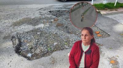 CHP'li belediyenin ihmali vatanda�� hastanelik etti! Kad�n�n burnu k�r�ld�