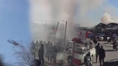 Helikopter sebze haline �ak�ld�! Kom�uda korkun� kaza: �l�ler var