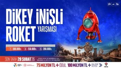 TEKNOFEST Dikey �ni�li Roket Yar��mas� ile gen� m�hendisler gelece�in uzay teknolojilerini tasarl�yor