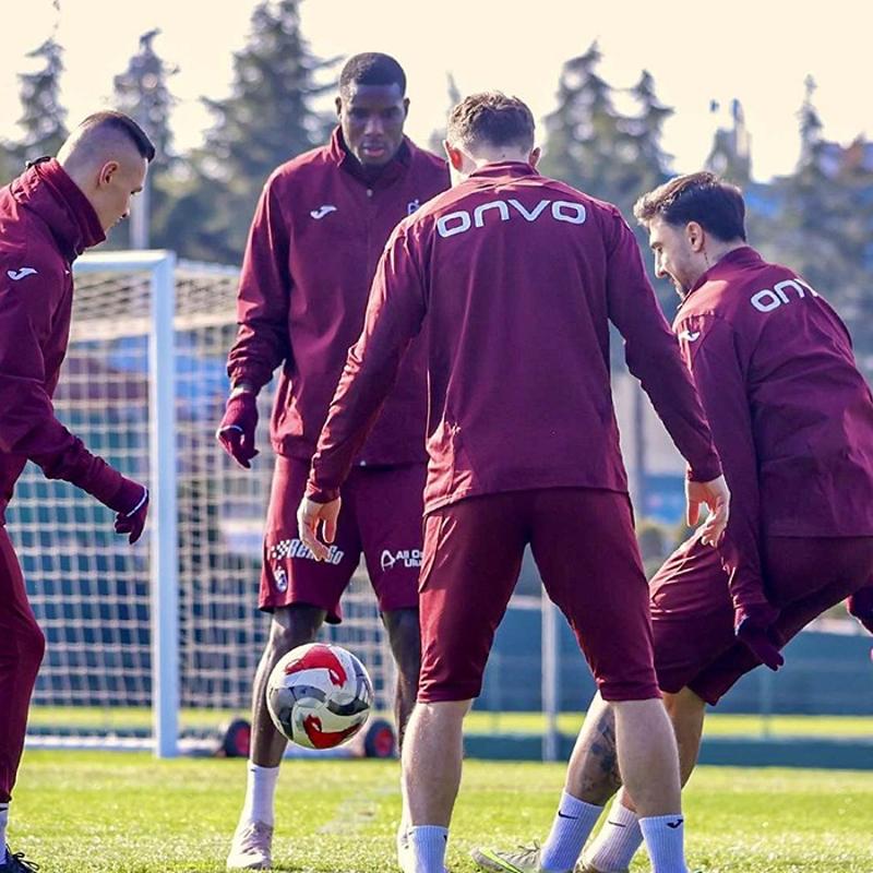 Trabzonspor'da Fatih Karag�mr�k haz�rl�klar� devam etti