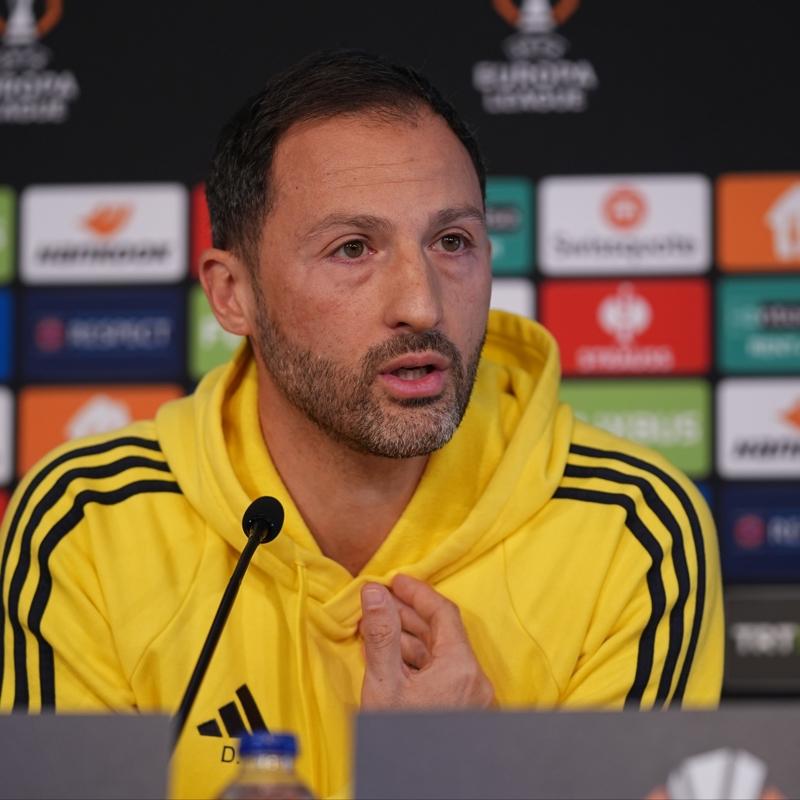 Domenico Tedesco'dan taraftara mesaj! 'Avrupa Ligi bizim i�in bitmedi'