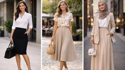 Etek �st�ne ne giyilir? 5 ��k ve pratik kombin �nerisi