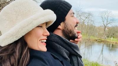 Kaan Y�ld�r�m'la P�nar Deniz o�ullar� Fikret Hakan'� payla�t�! Bak�n �ocuklar� kime benziyor