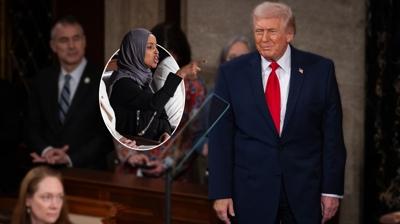 Kongrede gergin anlar... Trump'a ba��rd�: Amerikal�lar� �ld�rd�n�z