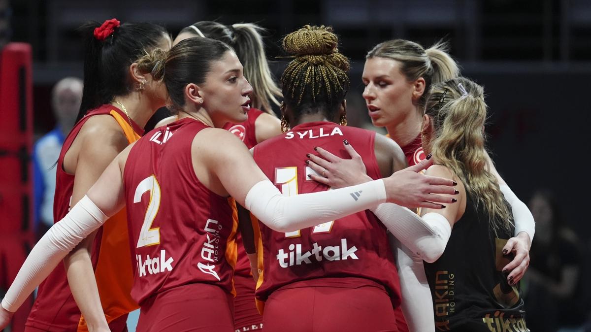 Galatasaray Daikin Voleybol CEV Kupas� Yar� final foto�raflar� resimleri