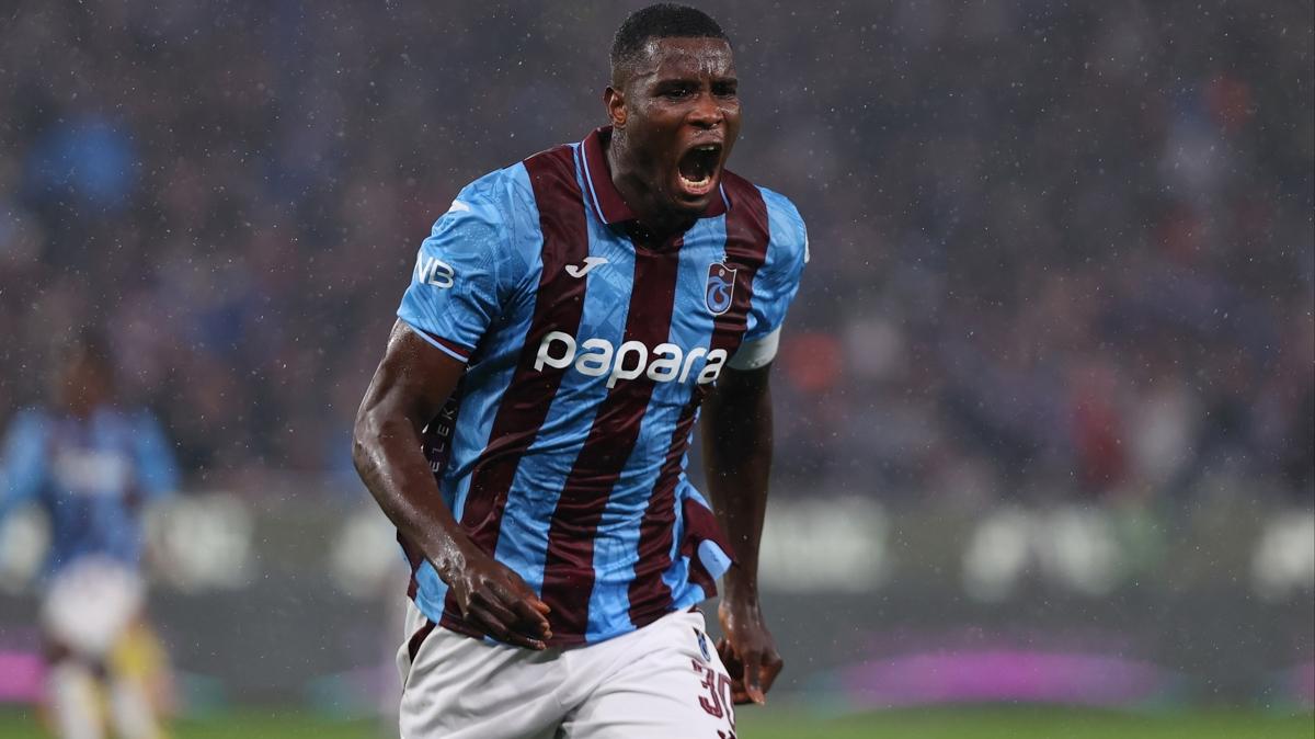 Trabzonspor Paul Onuachu performans foto�raflar� resimleri