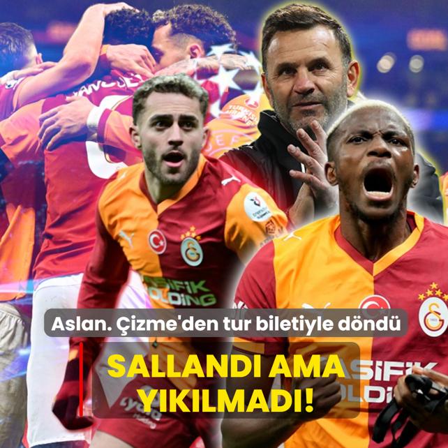 Salland� ama y�k�lmad�! Aslan. �izme'den tur biletiyle d�nd�