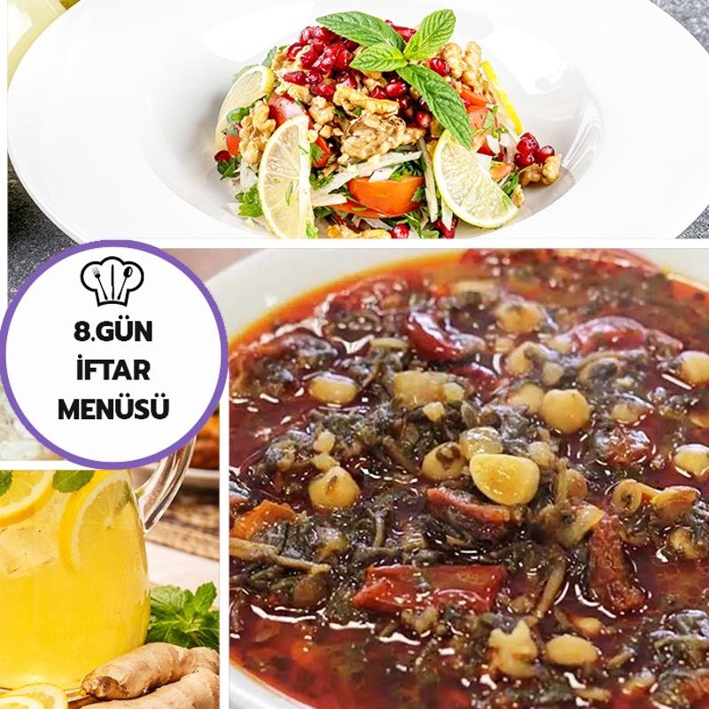Ramazan'�n 8. G�n� iftar men�s� 26 �ubat 2026: H�nkarbe�endi, �orba, salata ve �erbet tarifi