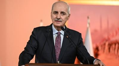 TBMM Ba�kan� Kurtulmu�'a 'Gazze Nihai Karar�' takdim edildi