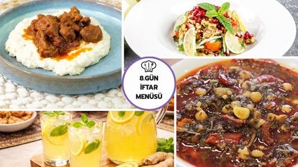 Ramazan'�n 8. G�n� iftar men�s� 26 �ubat 2026: H�nkarbe�endi, �orba, salata ve �erbet tarifi