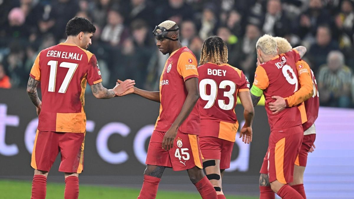 Galatasaray Victor Osimhen Juventus kar��la�mas� foto�raflar� resimleri