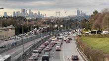 �stanbul'un Anadolu Yakas�'nda trafik yo�unlu�u ya�an�yor