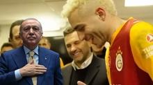 Ba�kan Erdo�an'dan Galatasaray'a tebrik: 53 numarayla gere�ini yapt�n