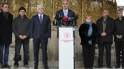 Bakan Ersoy'dan Ayasofya a��klamas�: 