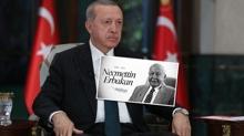 Ba�kan Erdo�an merhum Necmettin Erbakan'� and�