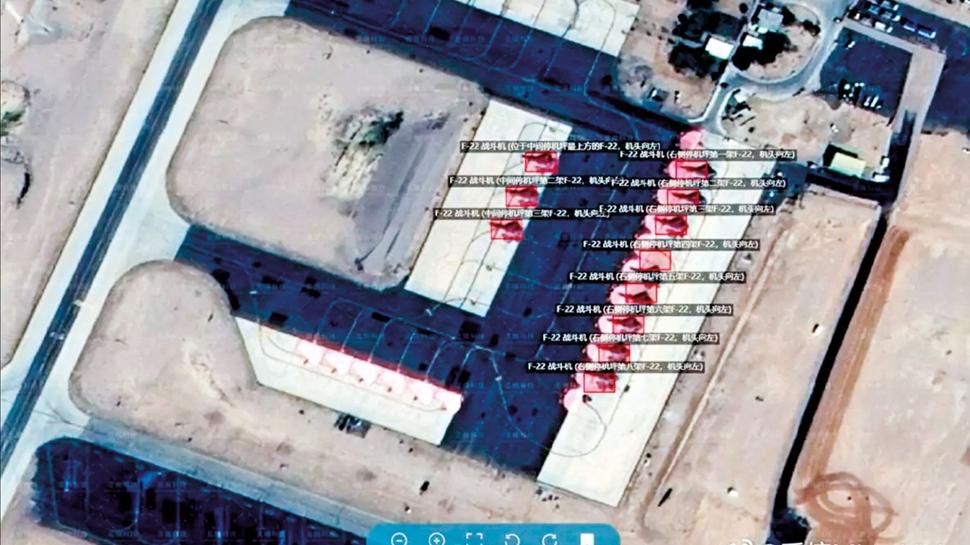 ABD'nin �srail'deki F-22 filosu uyduda!