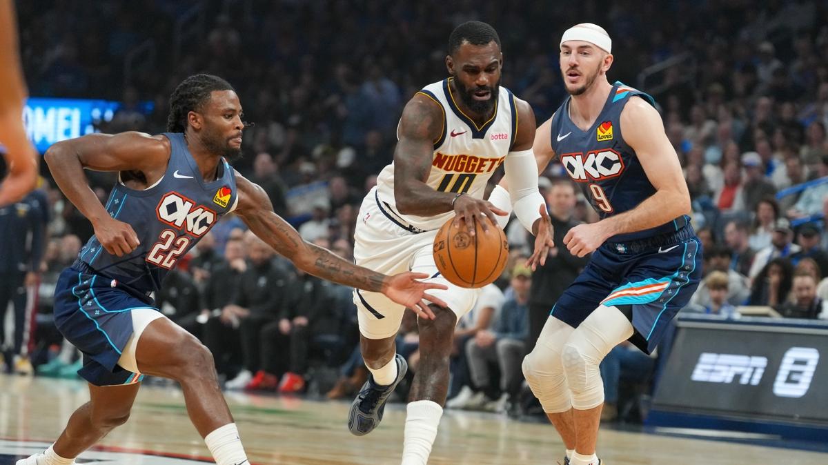 oklahoma city thunders nba denver nuggets foto�raflar� resimleri