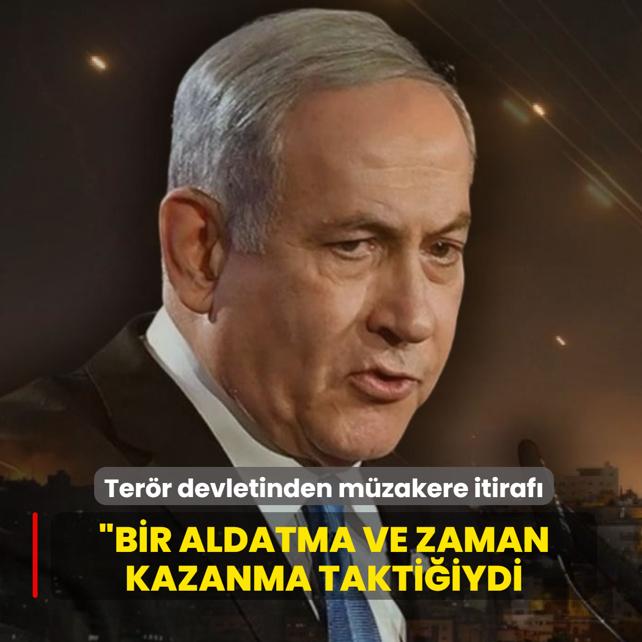 Ter�r devleti �srail'den m�zakere itiraf�! �Bir aldatma ve zaman kazanma takti�iydi