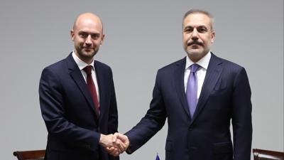 Bakan Fidan, Barrot ile telefonda g�r��t�