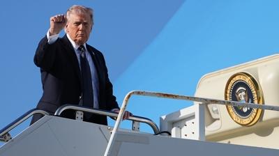 Trump'tan �ran mesaj�: Sert bir darbe vurmaya bile ba�lamad�k