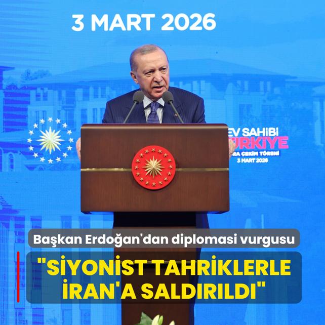 Ba�kan Erdo�an: Siyonist tahriklerle �ran'a sald�r�ld�