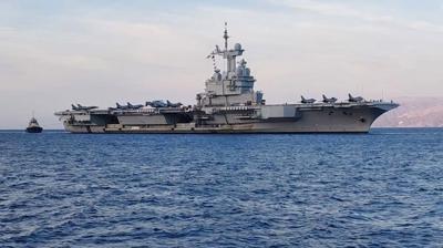 ABD-�srail sald�r�lar� sonras� Macron'dan askeri hamle: U�ak gemisi sevk edildi